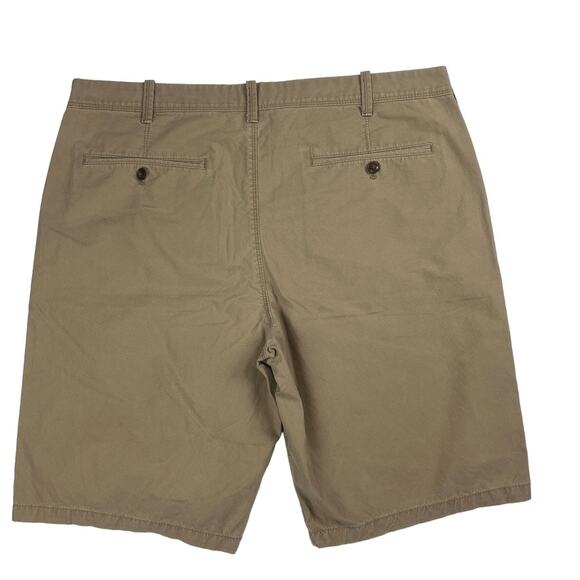 Express Shorts Classic Fit Chino 10" Inseam Flat Front Khaki Casual Men's 36 - Picture 2 of 10